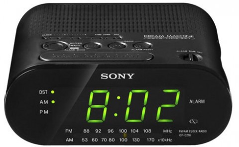 Spy Hidden Camera In Sony Radio Clock 